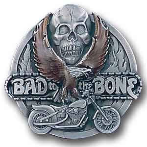 Belt Buckle - Bad to the Bone